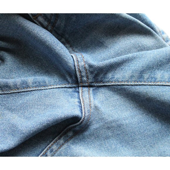 KHAITE Benny Faded High-Rise Kick-Flare Jeans 26" / Size 25 / Vintage Blue - Picture 9 of 11